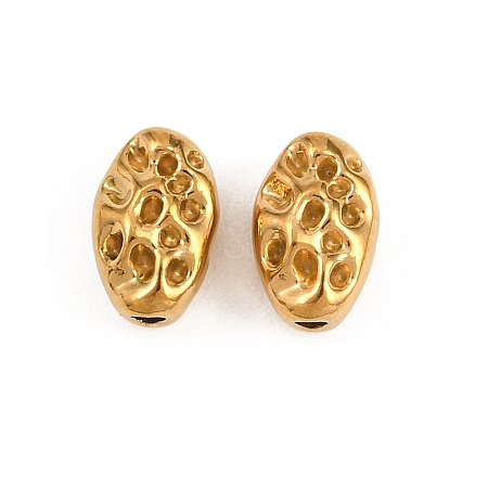 Irregular 304 Stainless Steel Beads STAS-D394-03G-G-1