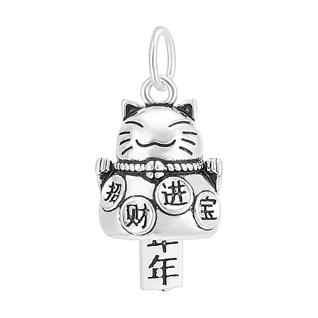 1Pc S925 Sterling Silver Pendants STER-BC0003-20A-1