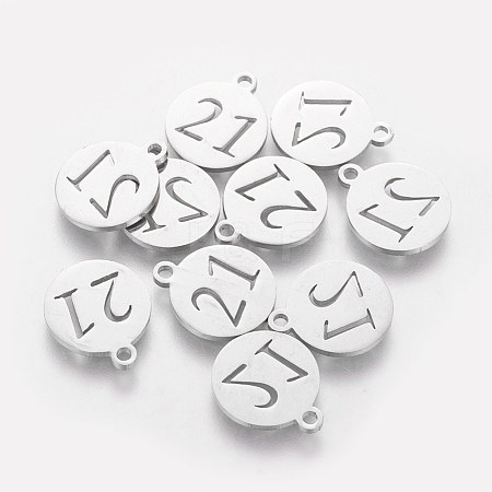 201 Stainless Steel Charms STAS-Q201-T094-1
