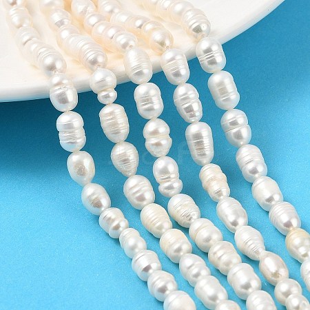 Natural Cultured Freshwater Pearl Beads Strands PEAR-I007-01B-03B-1