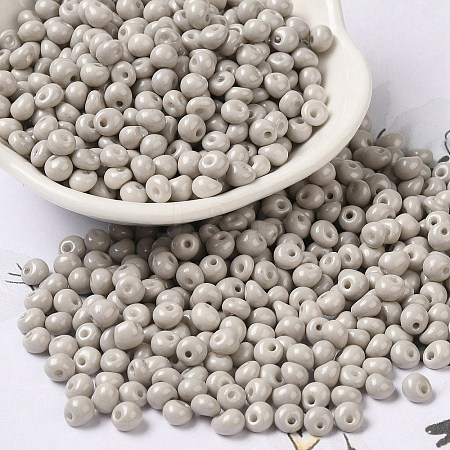 6/0 Opaque Baking Paint Glass Seed Beads X1-SEED-M012-02A-10-1