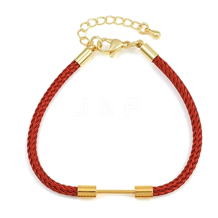 Braided Steel Wire Bracelet Making KK-CBA6056-03H-G-1