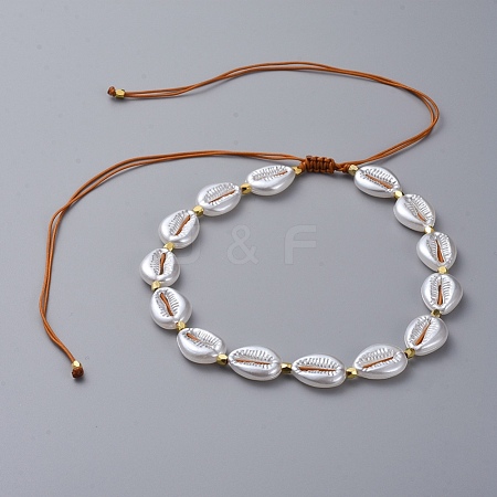 Adjustable Nylon Thread Beaded Necklaces NJEW-JN02661-01-1