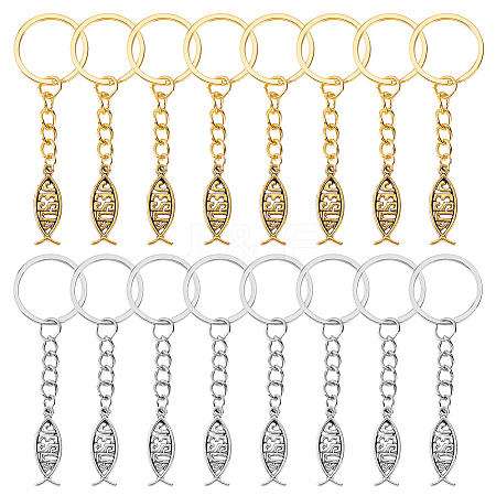 40Pcs 2 Colors Alloy Pendants KEYC-HY00014-1