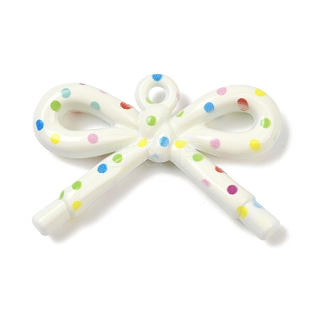 Opaque Printed Acrylic Pendants MACR-I040-01F-1