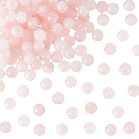 Natural Rose Quartz Beads Strands G-OC0001-02-6mm-1