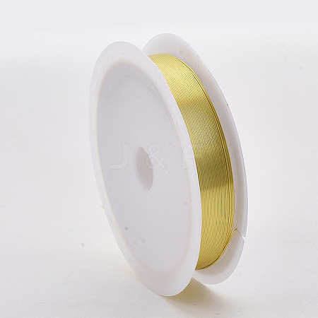 Round Copper Jewelry Wire X-CWIR-Q006-0.5mm-G-1