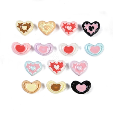 Resin Cabochons RESI-H166-03-1