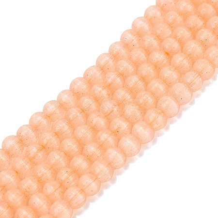 Glass Imitation Cat Eye Beads Strands GLAA-N075-01A-10-1