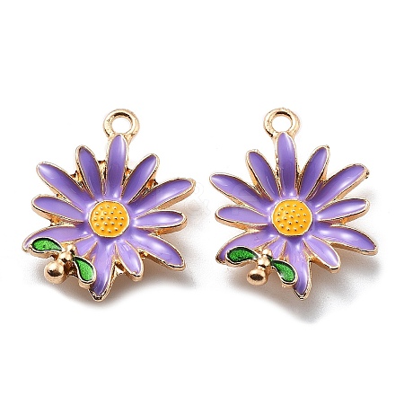 Alloy Enamel Pendants FIND-H016-01G-01-1