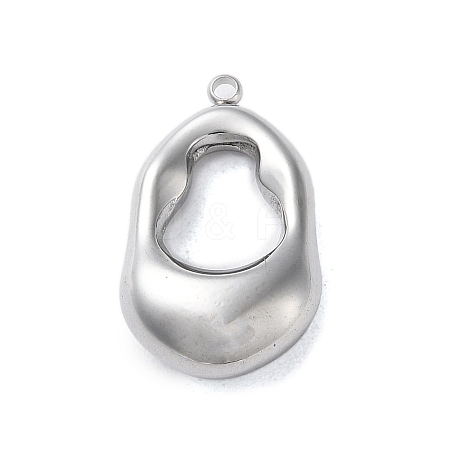 304 Stainless Steel Pendants STAS-G338-19P-1