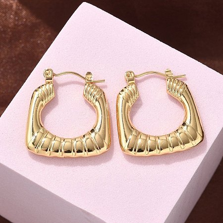 304 Stainless Steel Hoop Earrings for Women EJEW-L296-048G-1