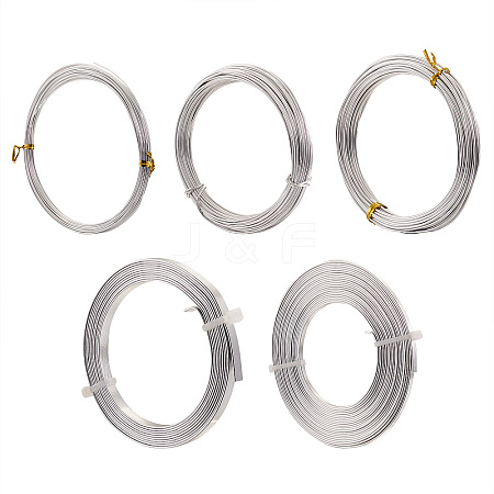 5 Rolls 5 Style Aluminum Craft Wire AW-CD0001-02-1