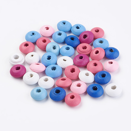 Natural Wood Beads WOOD-Q030-60-1