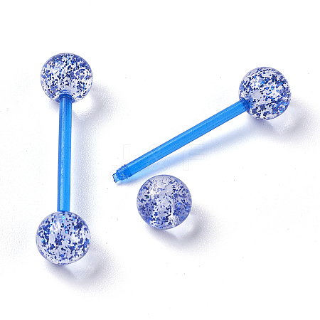 Double-headed Acrylic Nipple Piercing Retainers X-EJEW-L206-A03-1