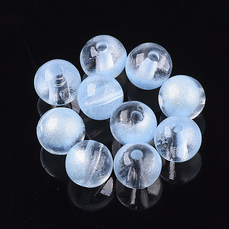 Transparent Acrylic Beads X-ACRP-S676-002A-01-1