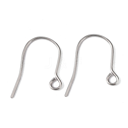 Tarnish Resistant 304 Stainless Steel Ear Wire STAS-H020-NF-1