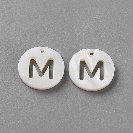 Natural Freshwater Shell Pendants LS-SHEL-Q311-008M-1