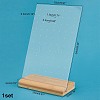 Acrylic Earring Displays EDIS-WH0009-06B-2