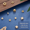 Spritewelry 10Pcs 5 Styles Brass Clear Cubic Zirconia Beads KK-SW0001-02-15