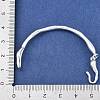 Brass Irregular Curve Tube Connector for Bangle Making KK-CBABC34-03S-3