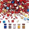 250Pcs 10 Style Electroplate Opaque Glass Seed Beads SEED-AR0001-34-1