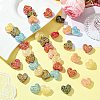 50Pcs Plating Opaque Acrylic Beads MACR-CJ0001-89-6