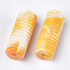Acrylic Grooved Beads OACR-T009-01-3