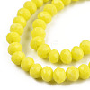 Opaque Solid Color Glass Beads Strands EGLA-A034-P10mm-D26-2