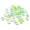Gradient Color Acrylic Bead Caps OACR-Z028-01C-1