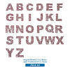 Alphabet Rhinestone Patches FW-TAC0001-01C-9