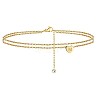 Heart Brass with Crystal Rhinestone Anklets FS-WGC43DA-04-1