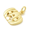 Halloween Theme Rack Plating Brass Pendants KK-Z067-18G-06-2