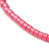 Glass Seed Bead & Natural Red Jasper Beads Bracelets for Women BJEW-MZ00311-04-4