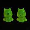 Luminous Resin Cute Little Dog Ornaments RESI-R459-02B-3