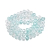 Transparent Glass Beads Strands GLAA-T023-8mm-A01-2