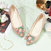 2Pcs Alloy Rhinestone Flower Shoe Decorations FIND-FG0002-49C-5