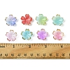 120Pcs 8 Colors Acrylic Bead Caps OACR-FS0001-83-5