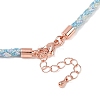 3.5MM Round Nylon Cotton Cord Necklace Making NJEW-C106-03RG-11-3