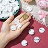 80Pcs Plastic Brooch Base Settings KY-SC0002-39B-4