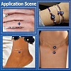 4 Strands 2 Styles Handmade Evil Eye Lampwork Beads Strands LAMP-LT0001-14-4