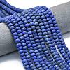 Dyed Natural Lapis Lazuli Beads Strands G-P575-A46-8x5mm-02-1