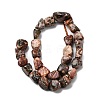 Natural Leopard Skin Jasper Beads Strands G-B161-A03-01-3