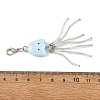 Octopus Porcelain & Glass Pendant Decorations HJEW-JM05047-3