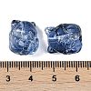 Transparent Spray Paint Glass Beads X1-GLAA-H035-01J-3