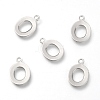 Non-Tarnish 201 Stainless Steel Charms STAS-C021-06P-O-1