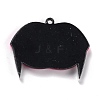 Western Style Fluorescent Acrylic Pendants BACR-I001-01B-3