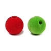 Flocking Opaque Acrylic Beads OACR-G055-02D-2