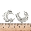 304 Stainless Steel Rhinestone Setting Pendants STAS-D376-09B-P-3