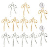 12Pcs 2 Colors Brass Rhinestone Pendants KK-HY0003-75-1